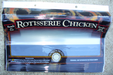 Rotisserie Chicken Bags on a Wicket