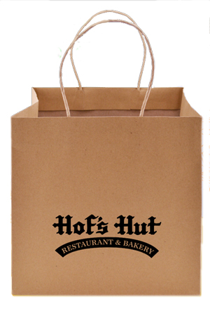 Restaurant Carry-Out Plastic Bags - Reinforced Bottom