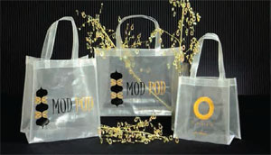 100% Recyclable Lead Free Soft-Loop Handled Poly Shopping Bags