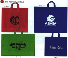 13x6x15.75 Kraft Paper Shopping Bags w/ Handles | Traveler