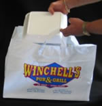 Restaurant Carry-Out Plastic Bags